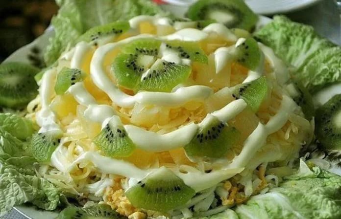 салат красивый и очень вкусный фото