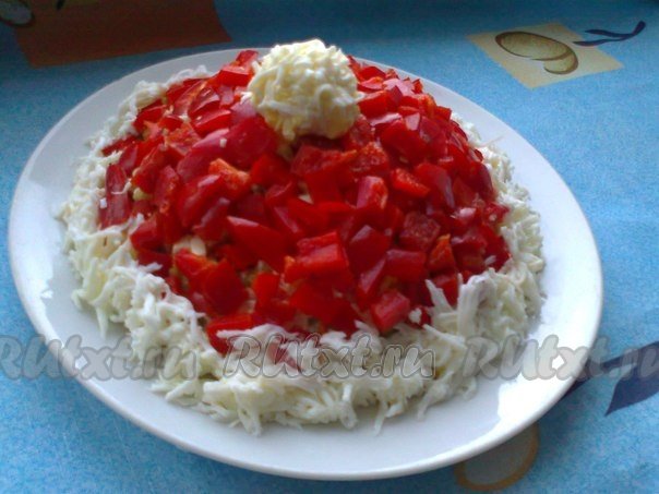 салат красная шапочка фото