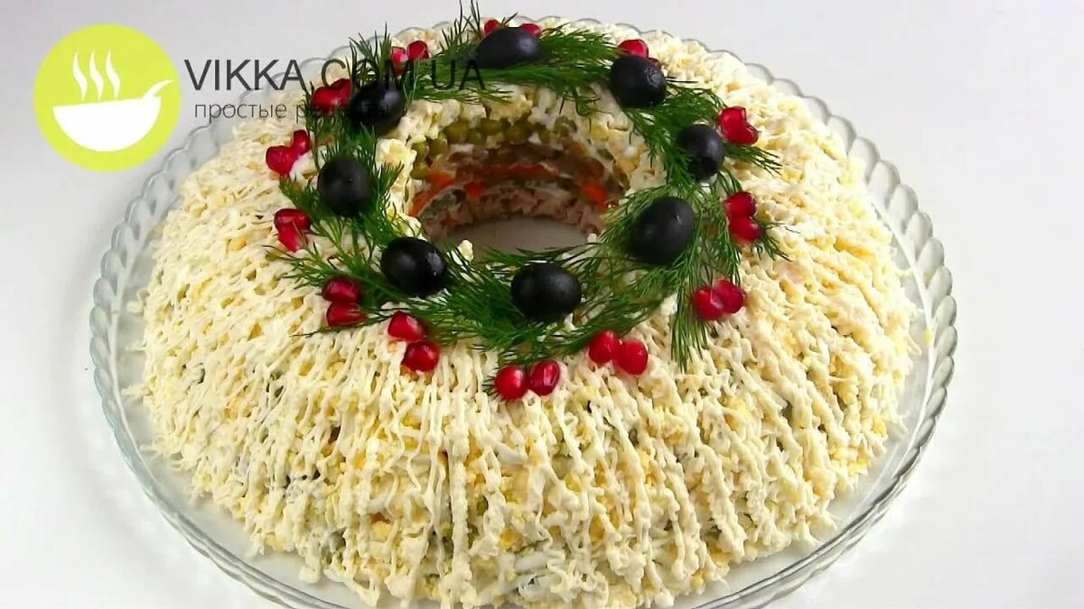 салат купеческий праздничный фото