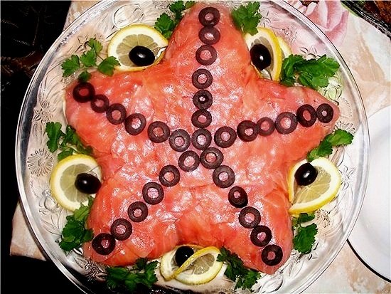 салат морская звезда фото