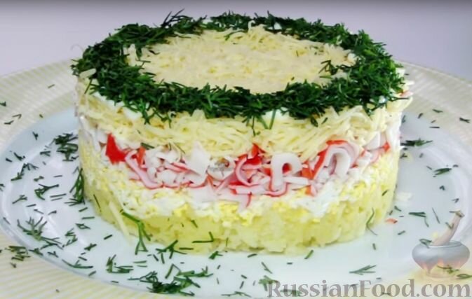 салат неженка фото