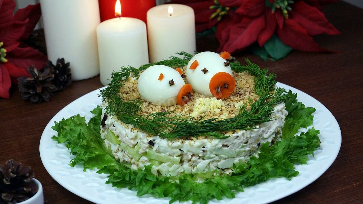салат нежность фото