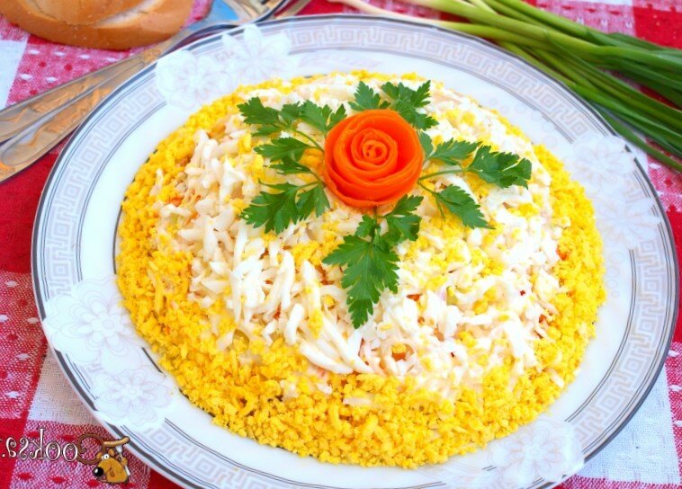салат нежный фото
