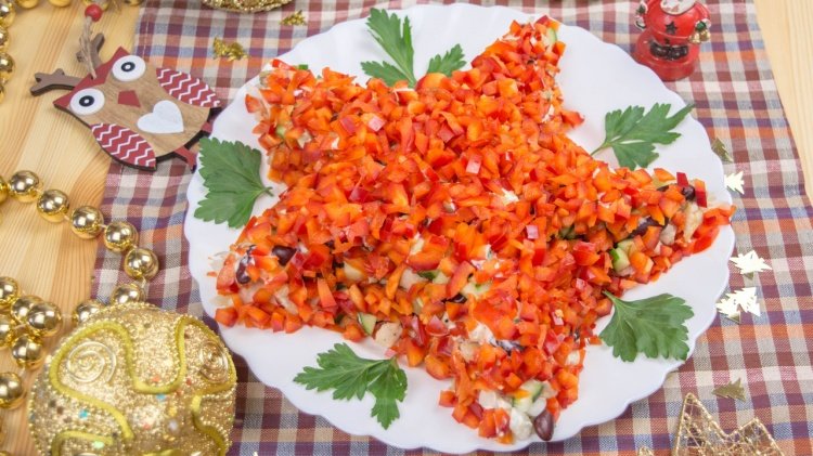 салат новогодний фото