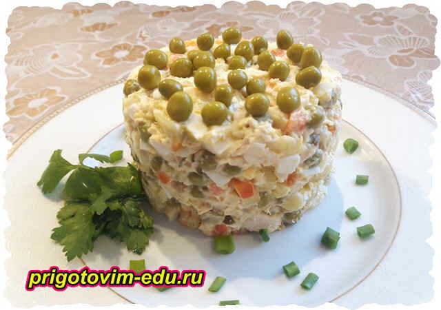 салат оливье фото