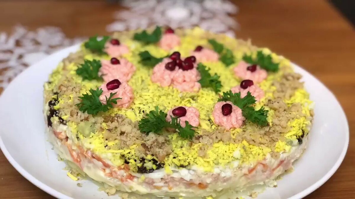 салат печень под шубой картинки фото