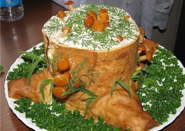 салат пенек фото