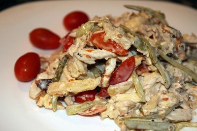 салат с курицей фото