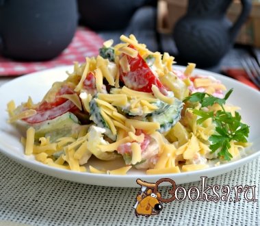 салат с курицей фото