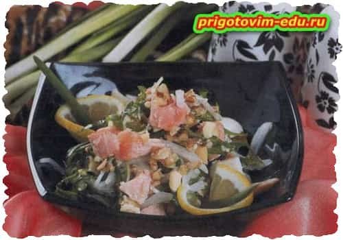 салат с морепродуктами фото