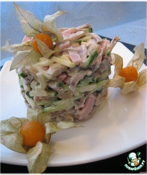 салат с языком фото