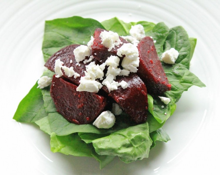 салат со свеклой и фетой фото