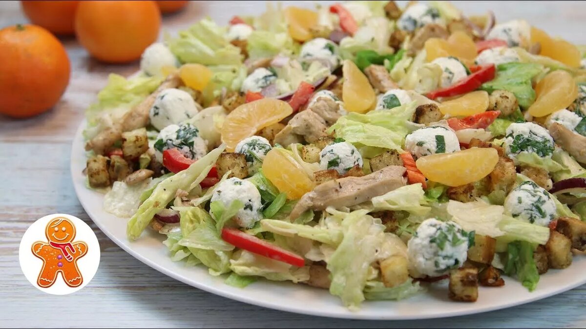 салатик с курицей, перцем, пекинской капустой фото