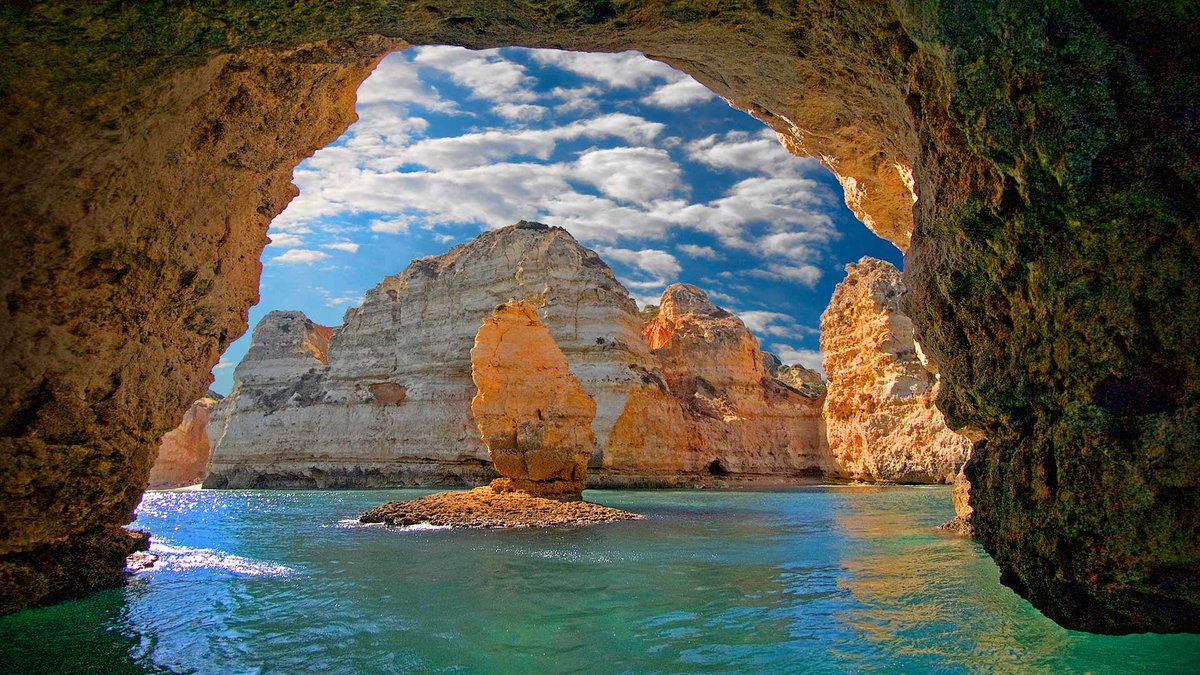 самый красивый пляж алгарве португалия фото