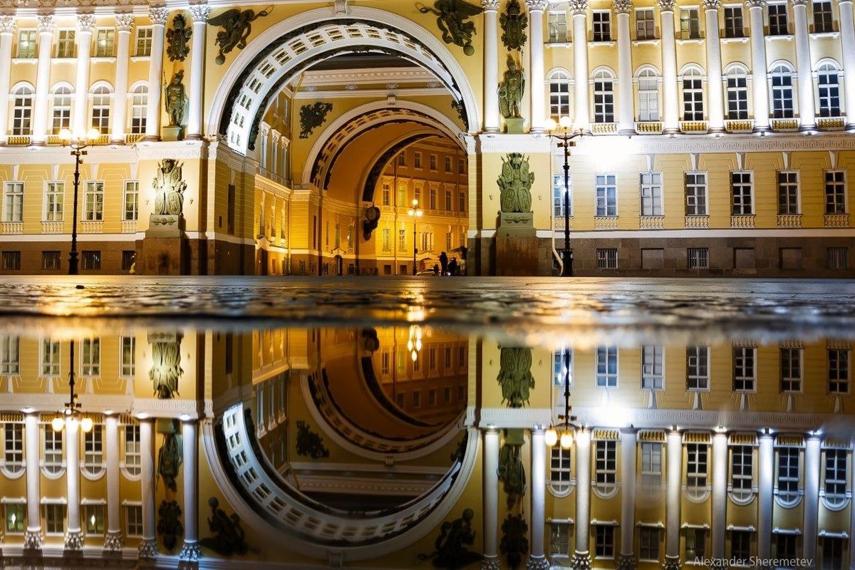 санкт петербкрг отражение фото