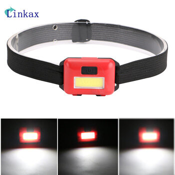 sanyi мини-cob led фар налобный фонарь фото
