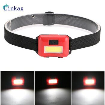 sanyi мини-cob led фар налобный фонарь фото