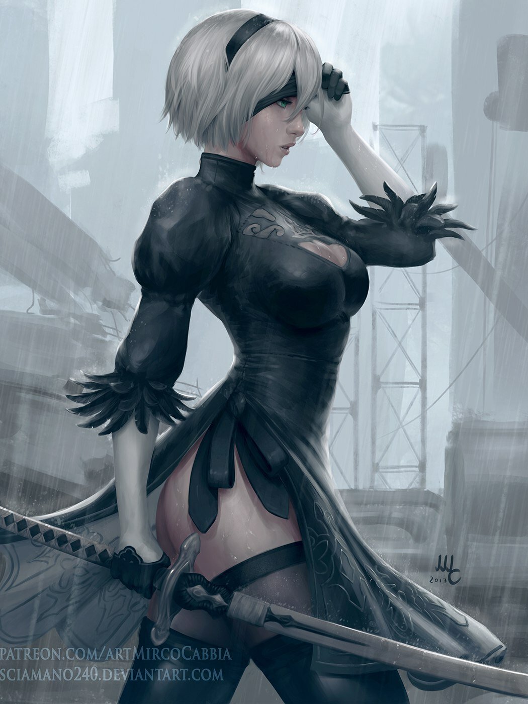 сексуальные 2b (nier: automata) фото