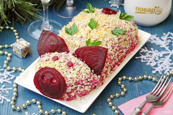 селедка под шубой на новый год 2019 фото