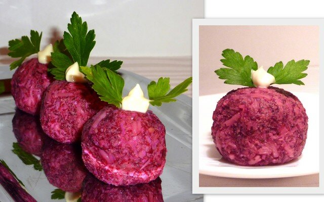 селёдка под шубой шариками фото