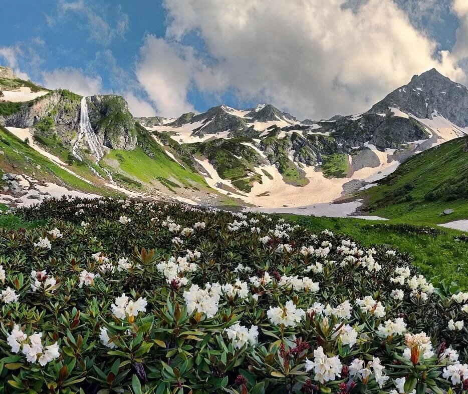 северная осетия весна в горах фото