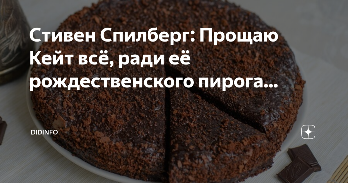шоколадный пирог фото