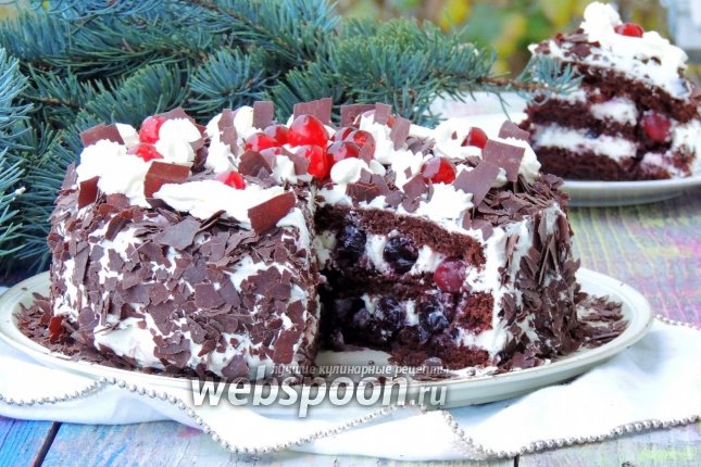 шварцвальдский вишневый торт (schwarzwaelder kirschtorte) фото