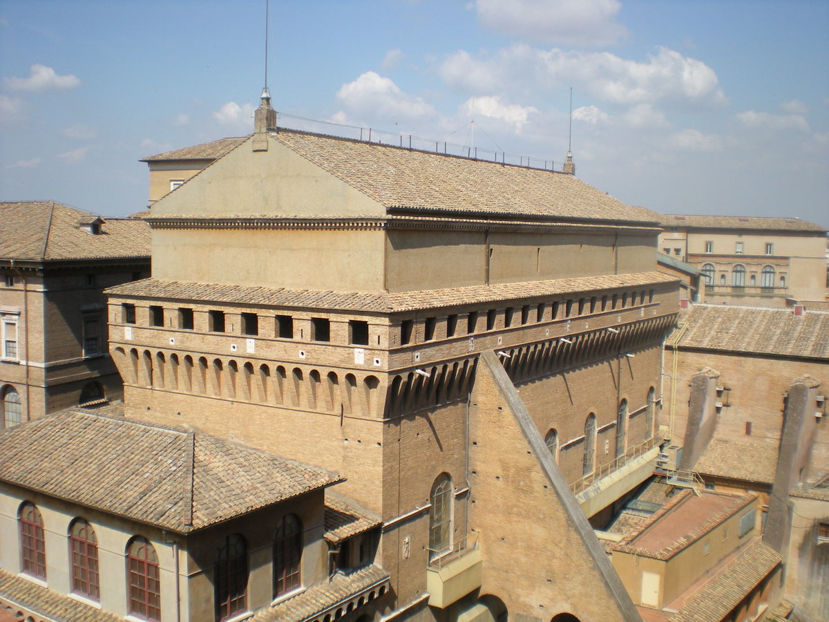 сикстинская капелла в ватикане снаружи фото