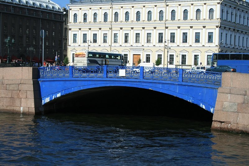 синий мост санкт петербург фото