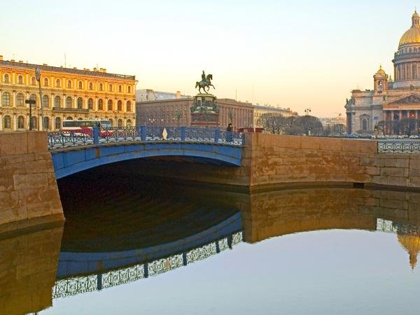 синий мост в спб фото
