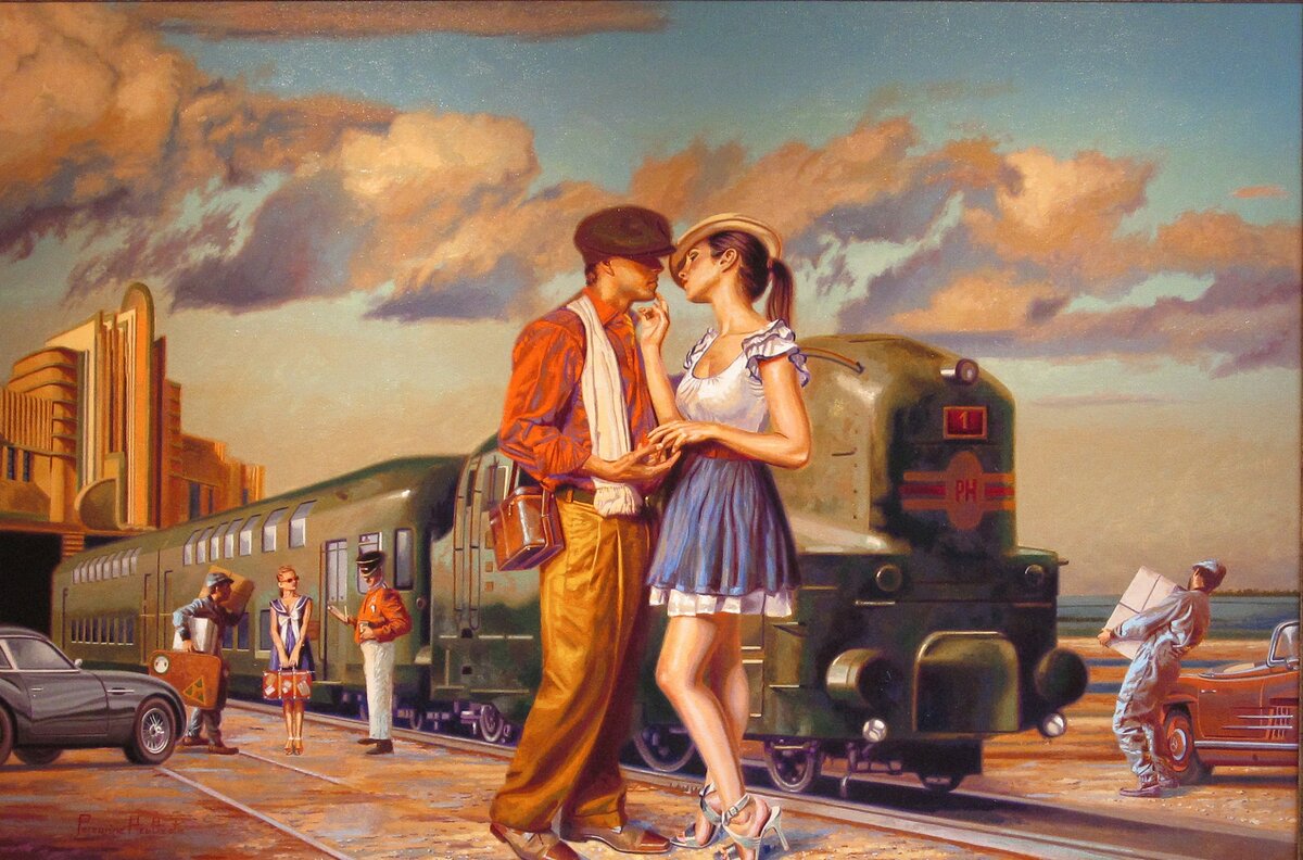 скачать картины художника peregrine heathcote фото
