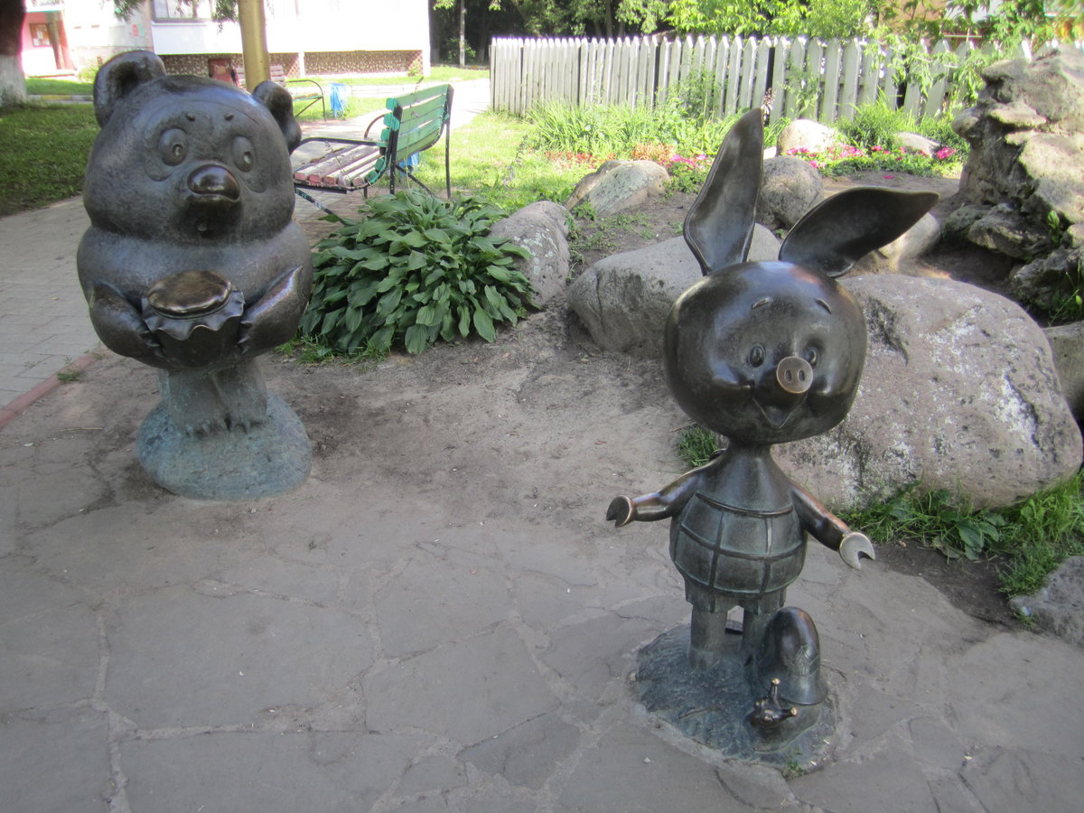 скульптура винни пуха в раменском фото