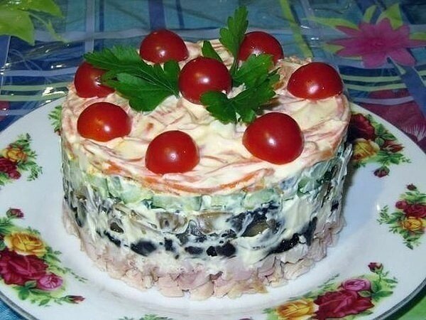 слоеные салаты фото