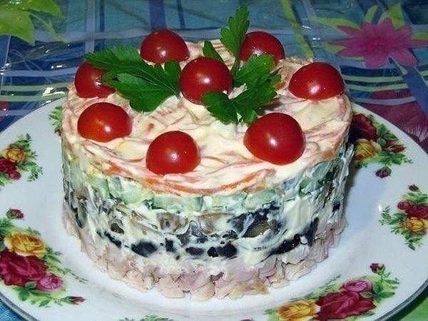 слоеные салаты фото