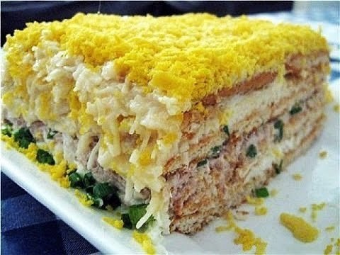 слоеные салаты фото