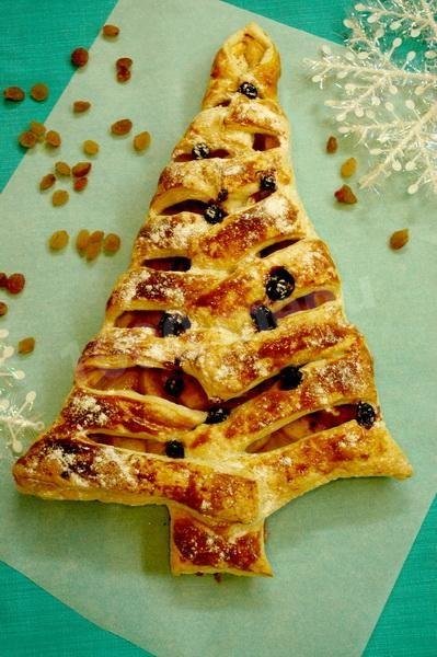 слойки с яблоками фото