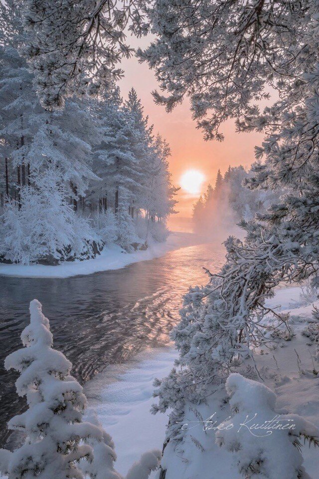 снег зима красота фото