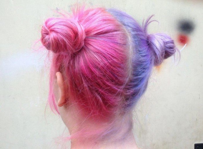 split hair окрашивание фото