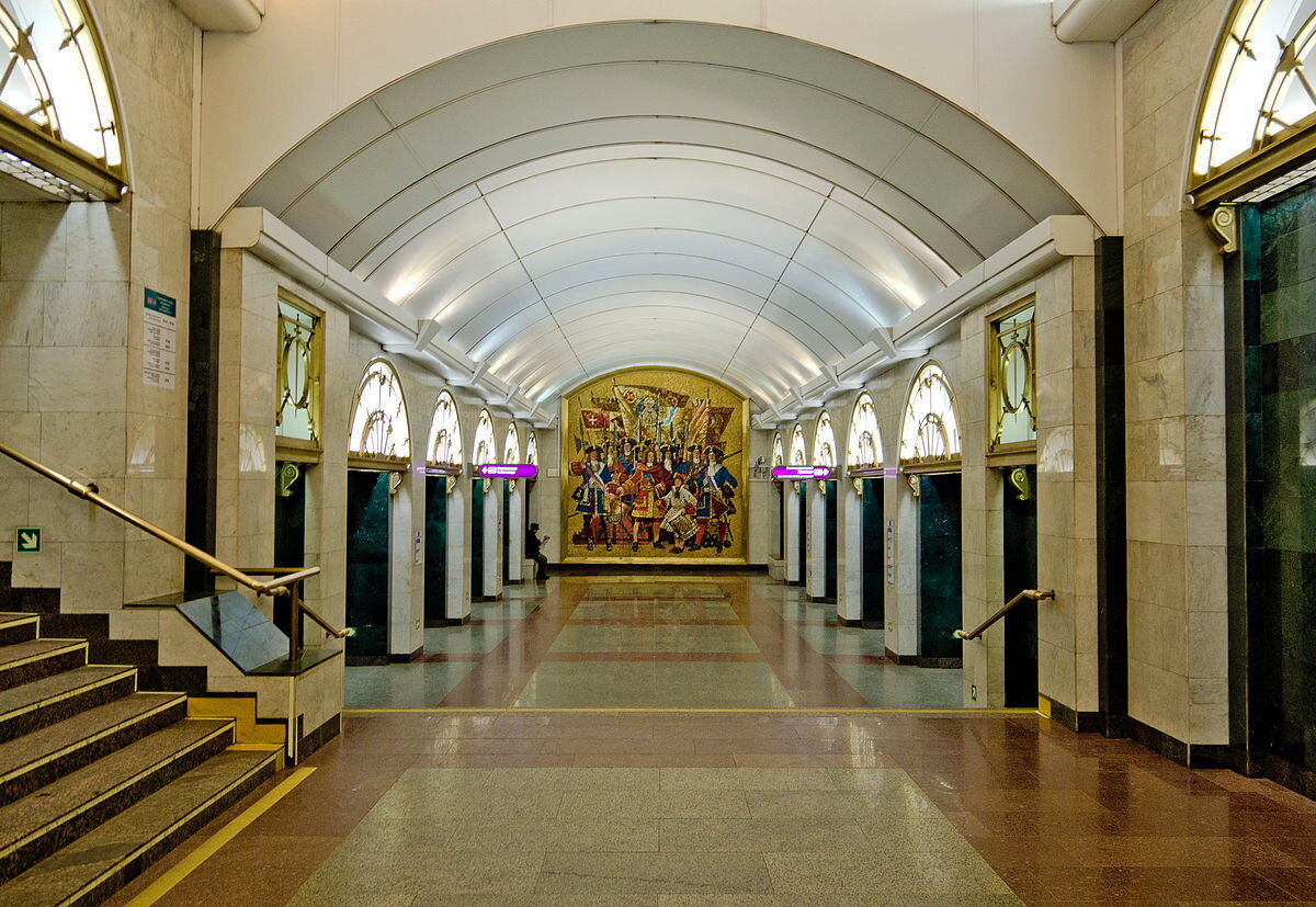 станции метро санкт петербурга фото