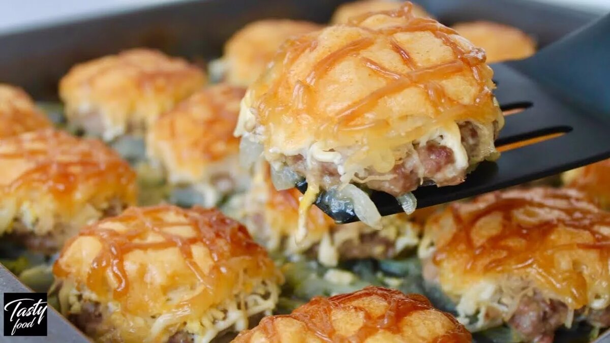 стожки из мясного фарша фото