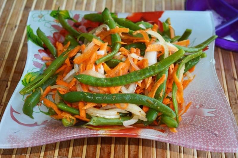 стручковая фасоль по-корейски фото