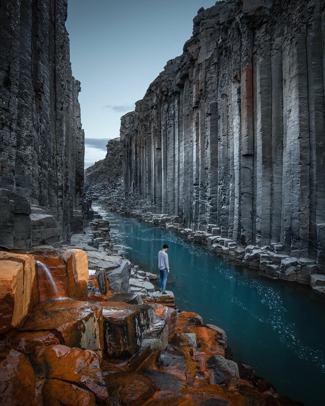 stuðlagil canyon, исландия фото