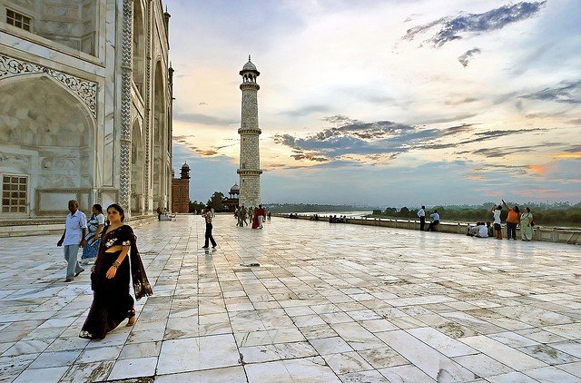 тадж махал минареты фото