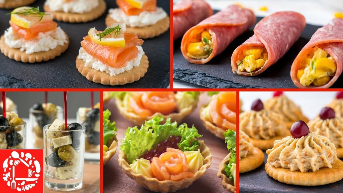 тарталетки фуршетные закуски фото