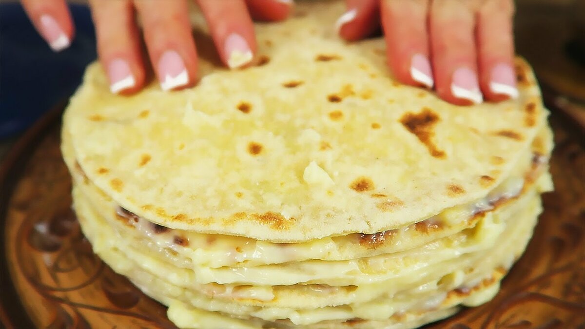 татарские лепёшки кыстыбый фото
