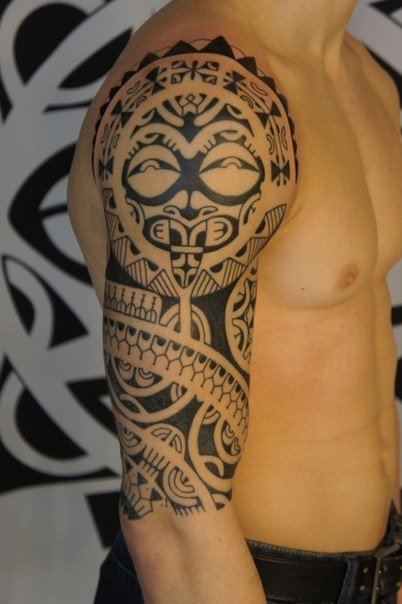 tattoo полинезия паук фото
