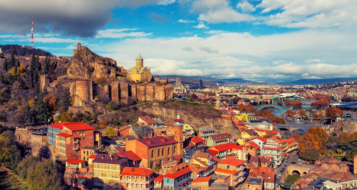 тбилиси панорама города фото