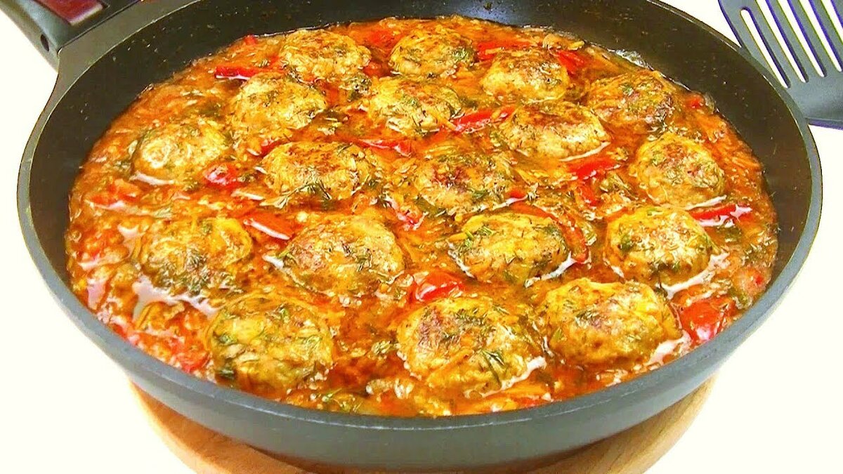 тефтели с овощами фото
