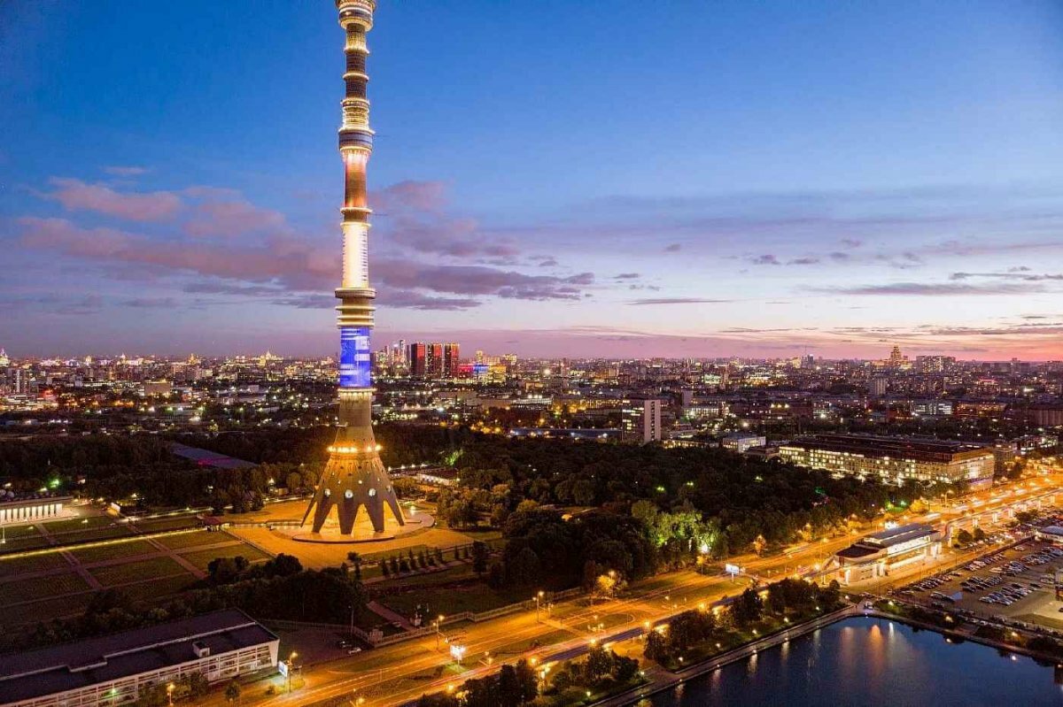 телевизионная башня в москве фото