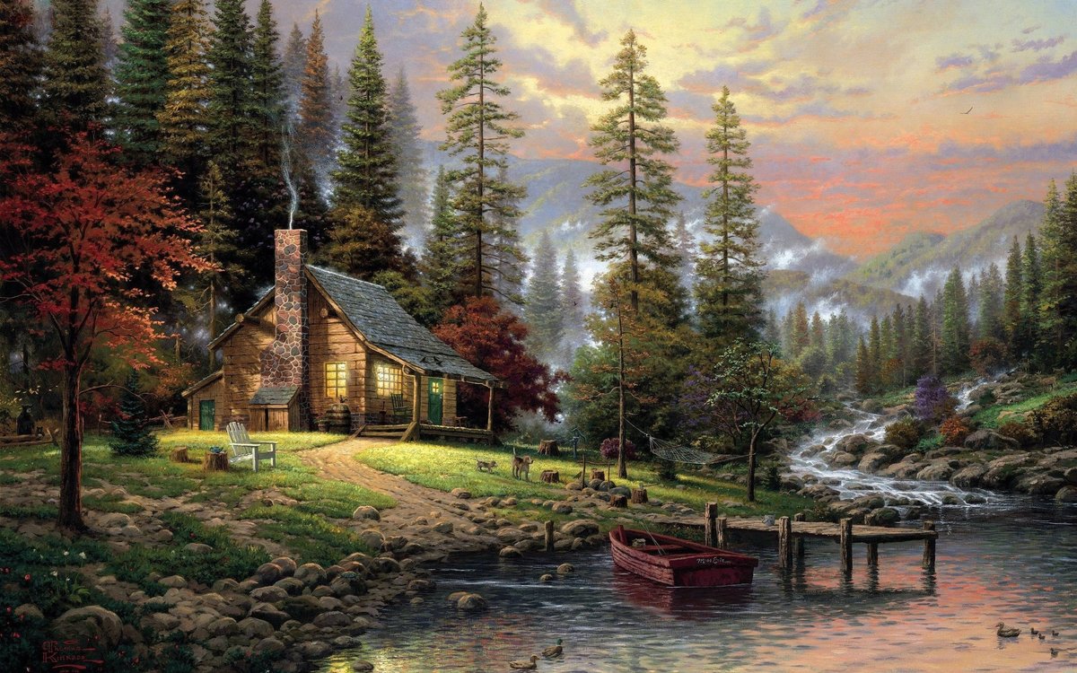 томас кинкейд a peaceful retreat фото